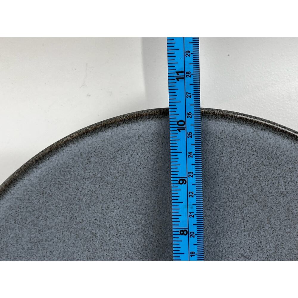 Jars France Tourron Gris Ecorce Dinner Plate 10.5" Charcoal Gray - Picture 7 of 8